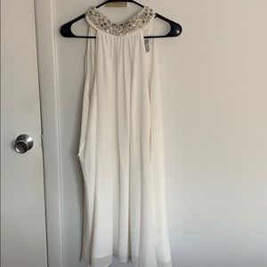 White Belle Badgley Mischka Dress